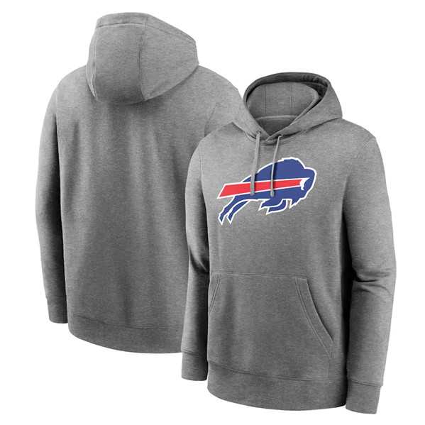 Men's Buffalo Bills Heather Gray Primary Logo Long Sleeve Hoodie T-Shirt,We sell and wholesale Men's Buffalo Bills Heather Gray Primary Logo Long Sleeve Hoodie T-Shirt on line form chian!